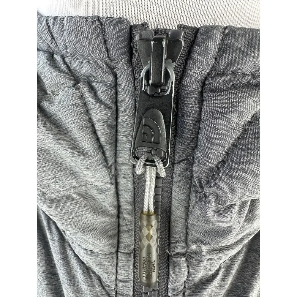 The North Face ThermoBall Parka Jacket Gray Puffer Hooded Outdoor Women's Medium - Picture 6 of 16